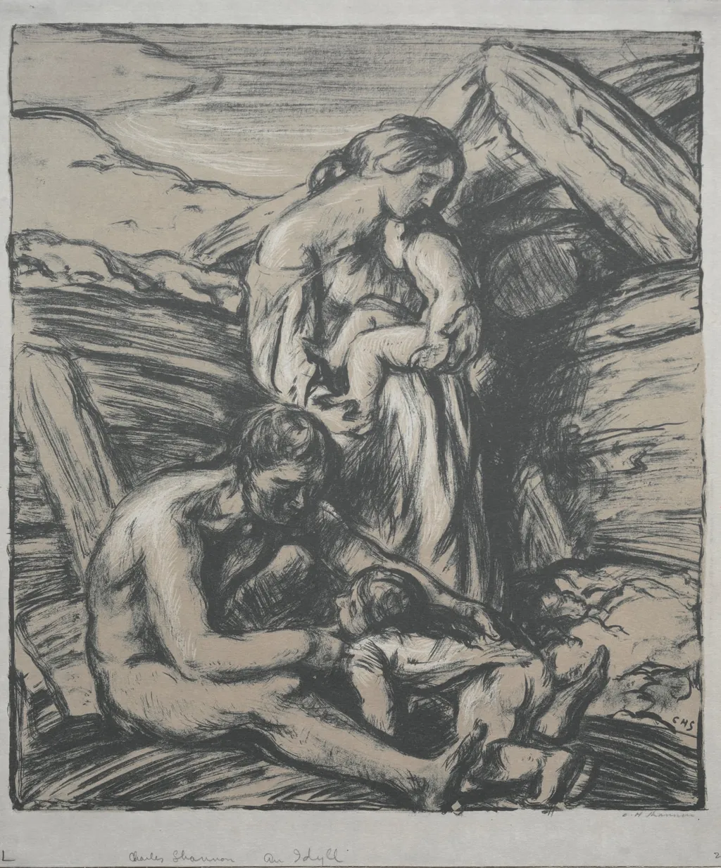 An Idyll, by Charles Hasslewood Shannon, 1905