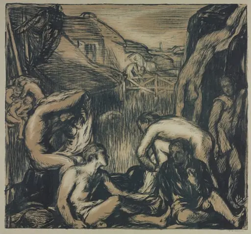 Bathers, by Charles Hasslewood Shannon
