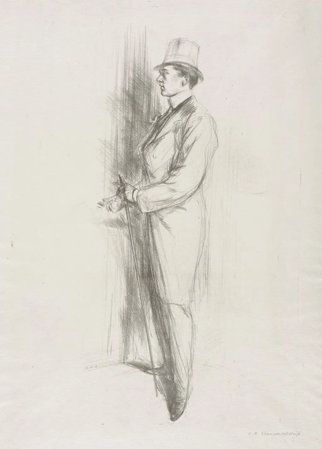 Sir Max Beerbohm, by Charles Hasslewood Shannon, 1896