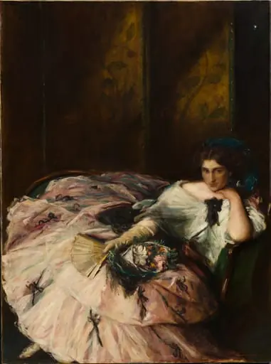 Souvenir of an "International Ball" (Portrait of Miss Kathleen Bruce), by Charles Hasslewood Shannon