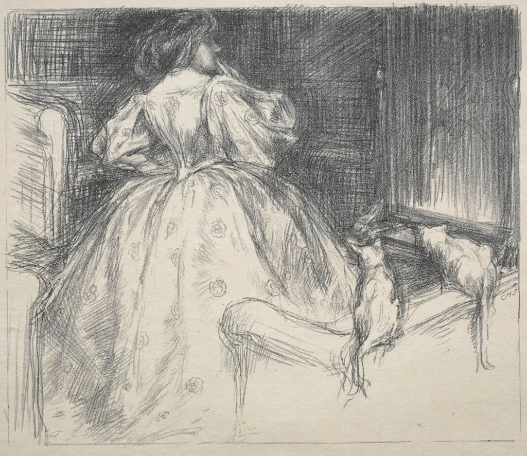The Fantastic Dress, by Charles Hasslewood Shannon, 1890