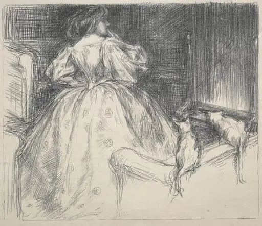 The Fantastic Dress, by Charles Hasslewood Shannon