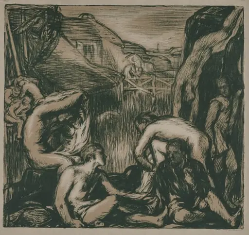 The Mill-Pond, by Charles Hasslewood Shannon