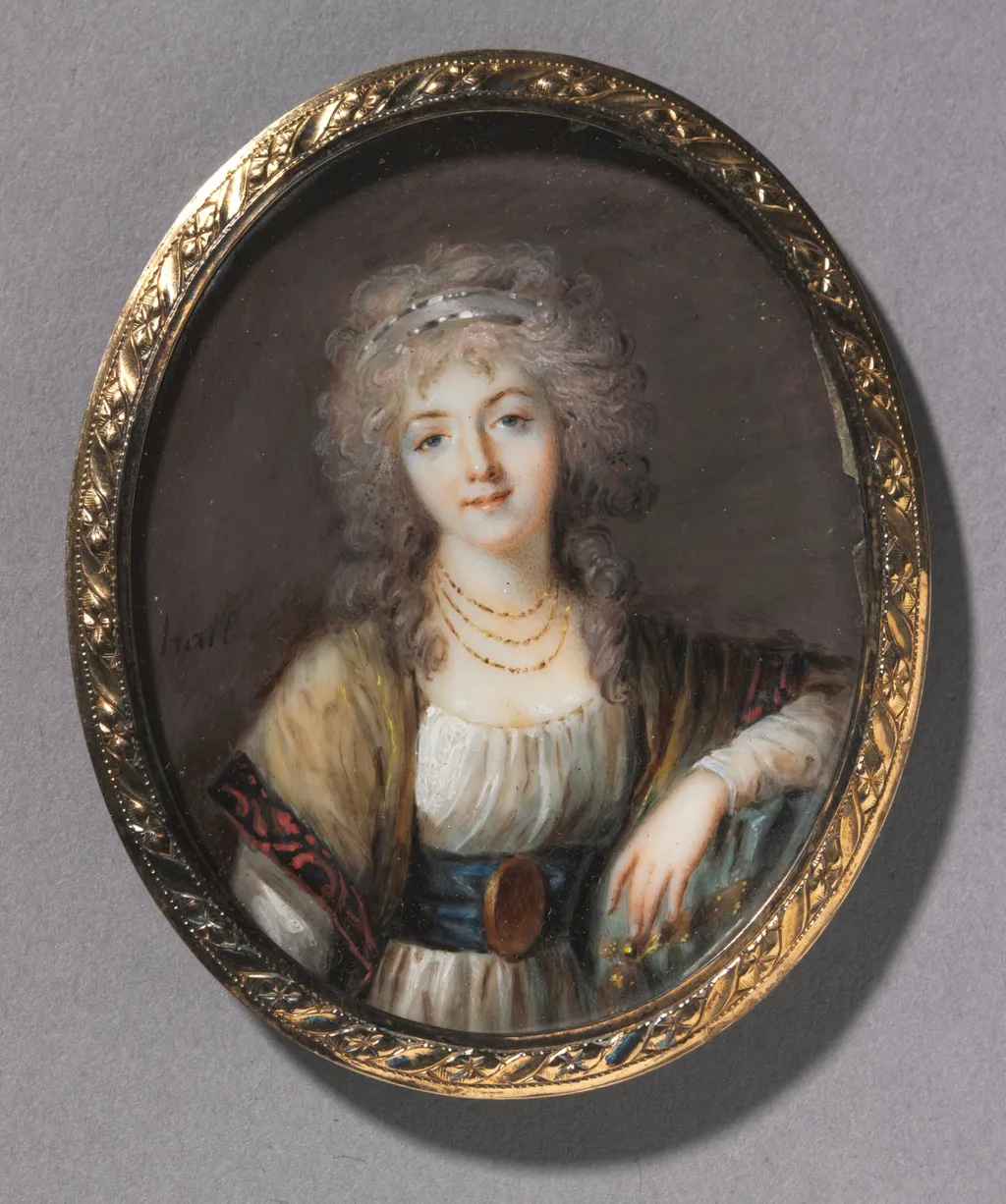 Portrait of a Young Woman, by Charles Hénard, unspecified, 1785