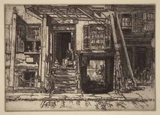 The Condemned Tenement, NY, by Charles Henry White