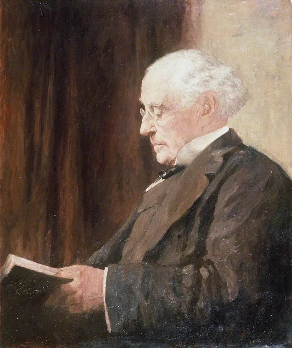 William Ewart Gladstone (1809–1898), by Charles Herbert Thompson, oil, 1936