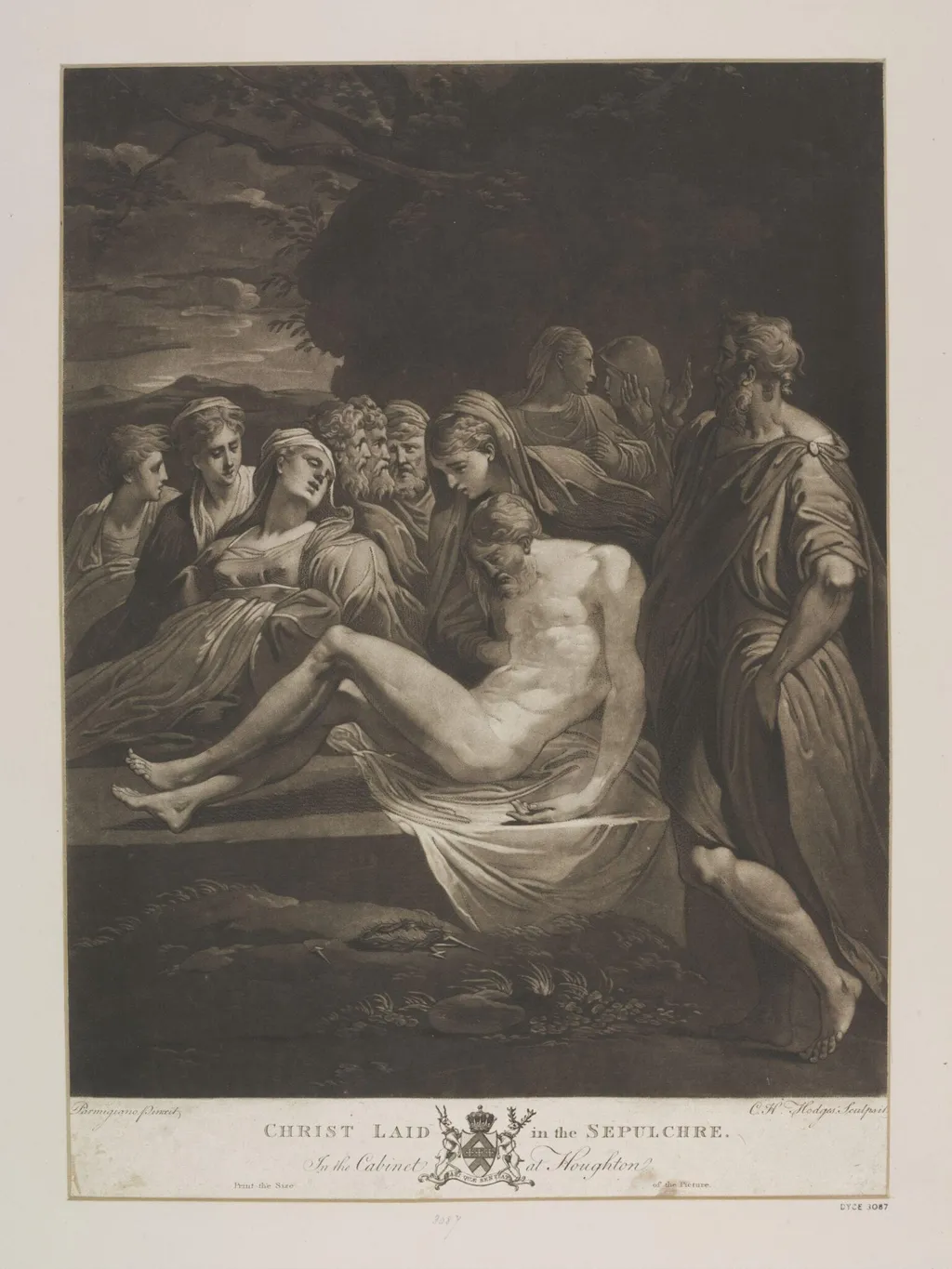 Christ laid in the Sepulchre, by Charles Howard Hodges
