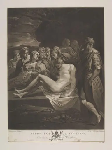 Christ laid in the Sepulchre, by Charles Howard Hodges