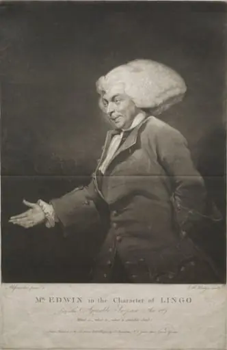 Mr. Edwin in the Character of Lingo, by Charles Howard Hodges