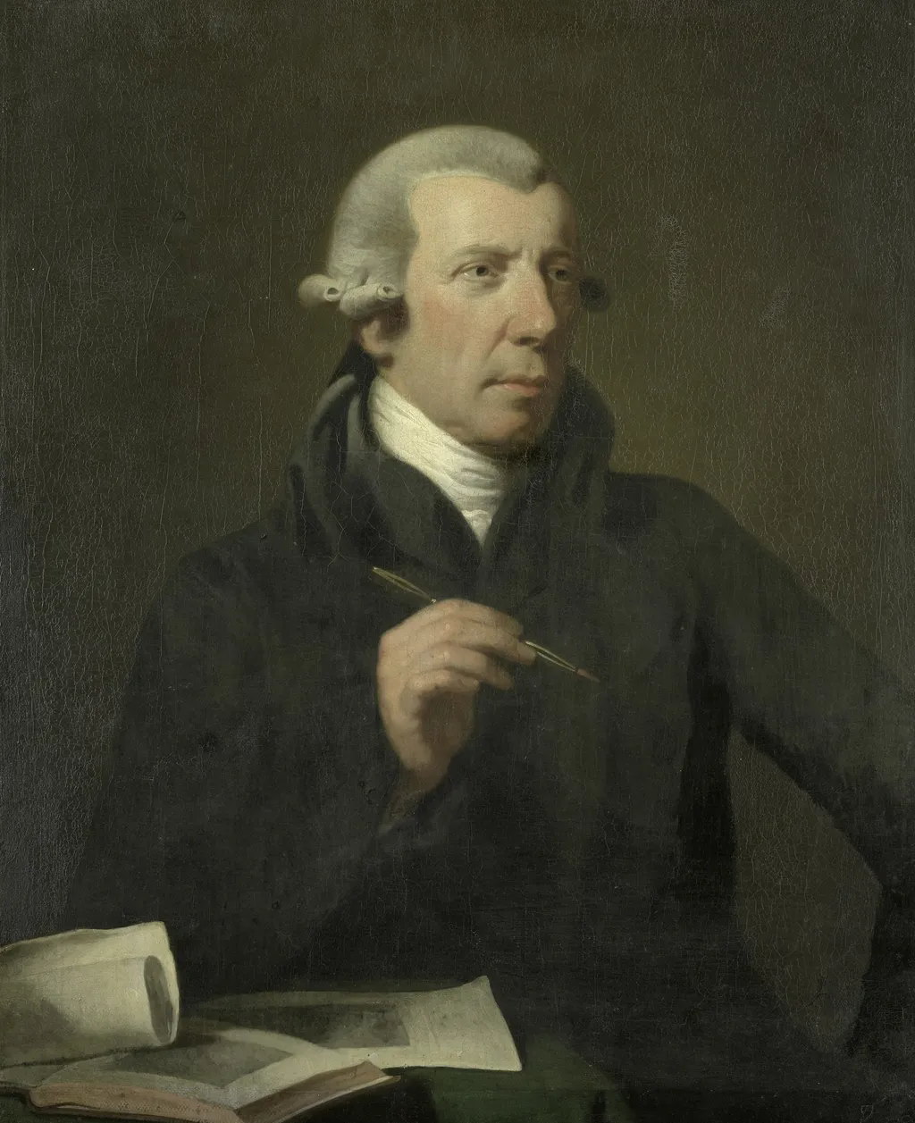 Portrait of Reinier Vinkeles, Draftsman and Engraver, by Charles Howard Hodges, oil, 1808