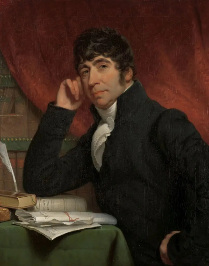 Portrait of Willem Bilderdijk, by Charles Howard Hodges