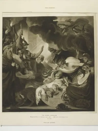 The Infant Hercules, by Charles Howard Hodges