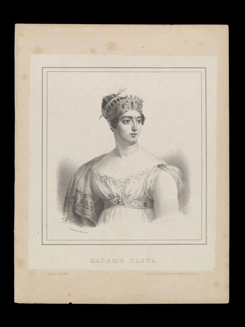 H Beard Print Collection, by Charles Hullmandel, 1831