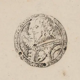 Charles I and Henrietta Maria Facing to the Left [right half]
