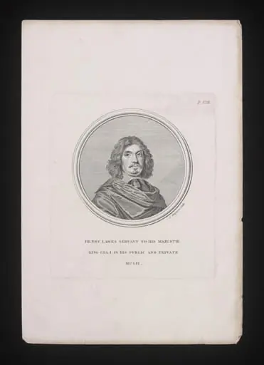 Henry Lawes, by Charles I the elder Grignion