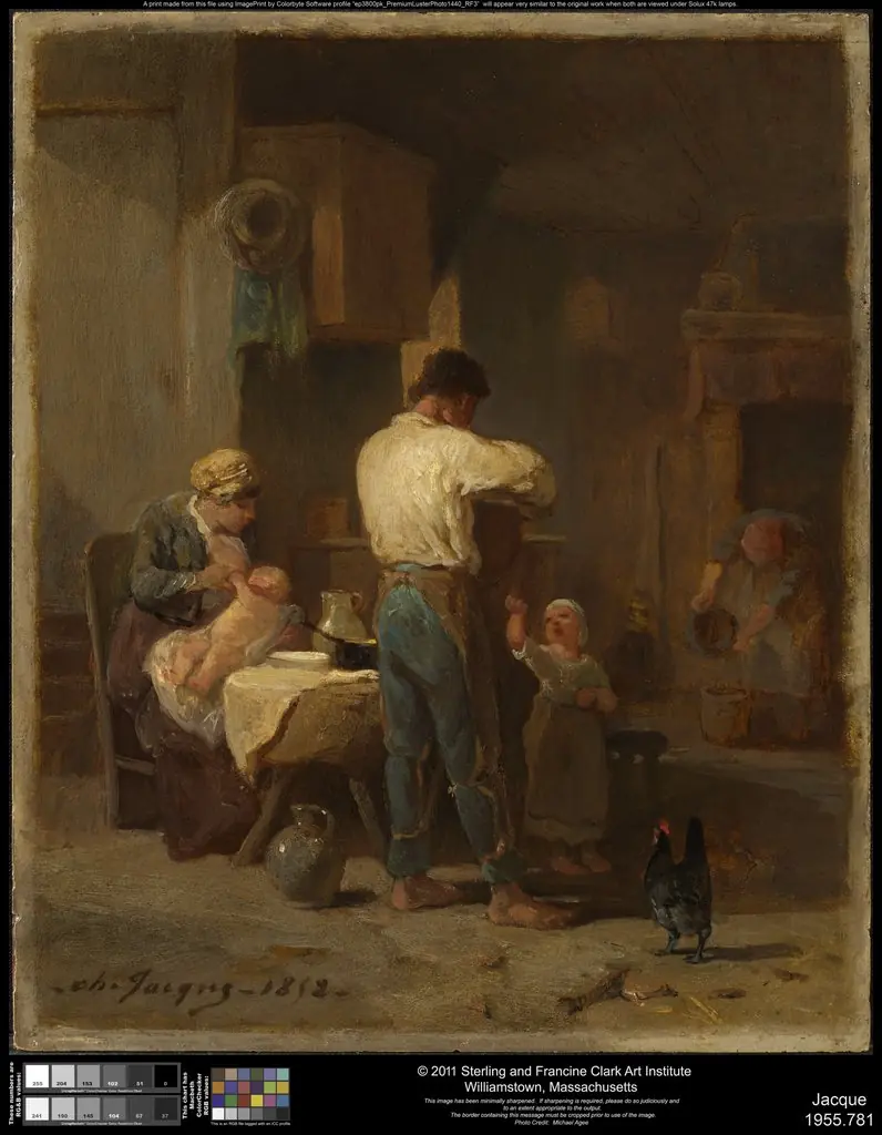 Interior, by Charles Jacque