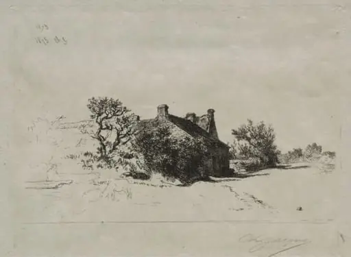 Les Petits Maisons Kercassier, by Charles Jacque