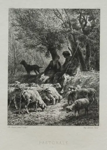 Pastorale, by Charles Jacque