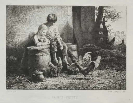 Petite, Petite, by Charles Jacque