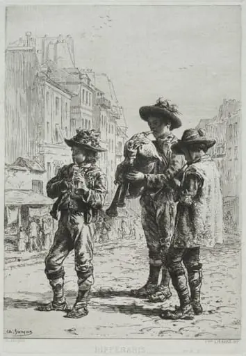 Pifferaris, by Charles Jacque