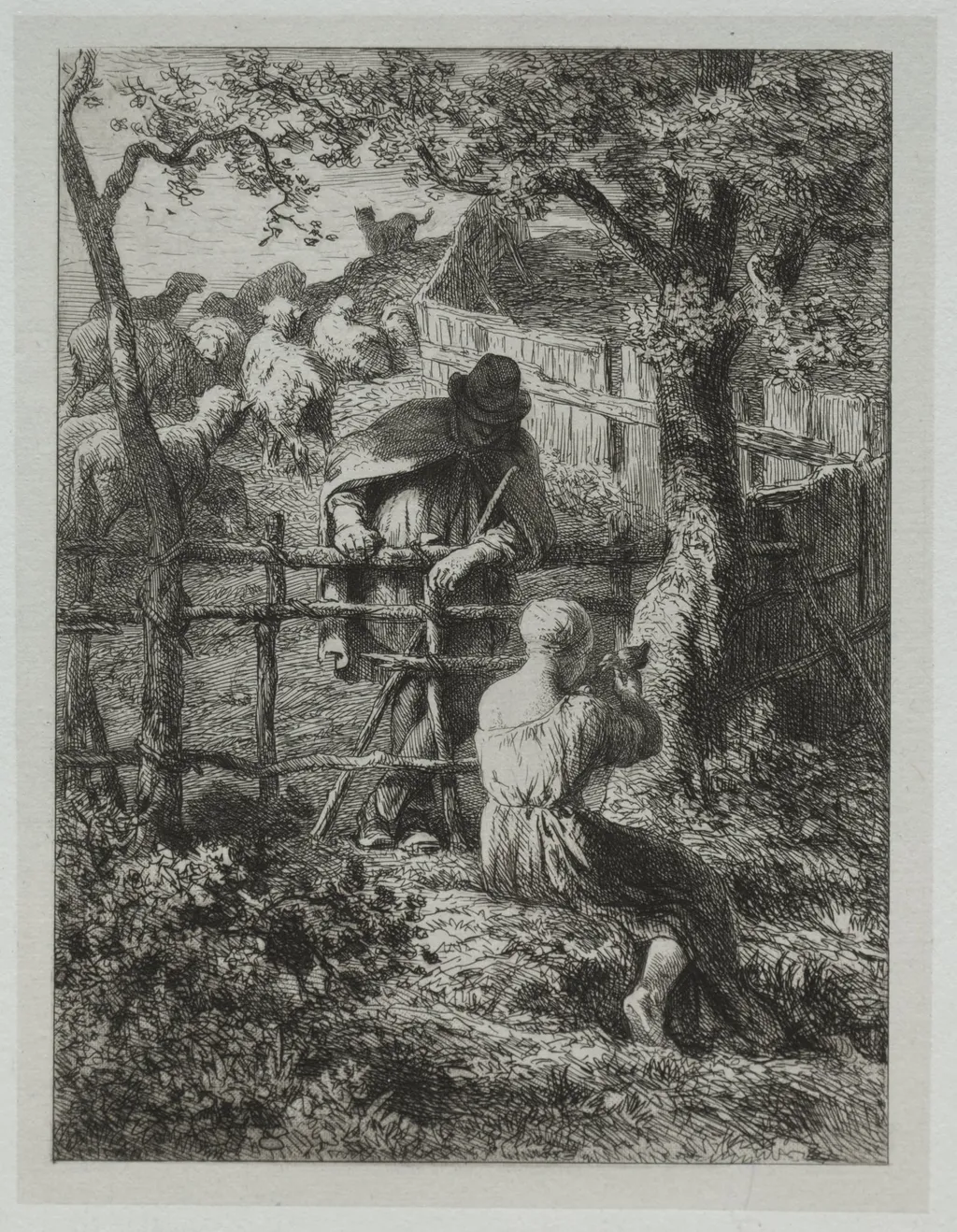 Summer, by Charles Jacque, 1864