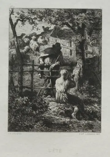 Summer Day, by Charles Jacque