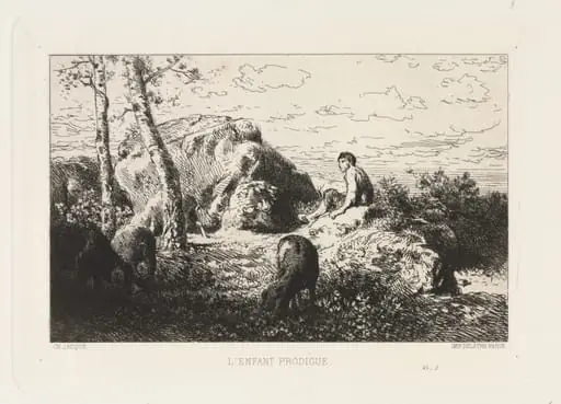 The Prodigal Son, by Charles Jacque