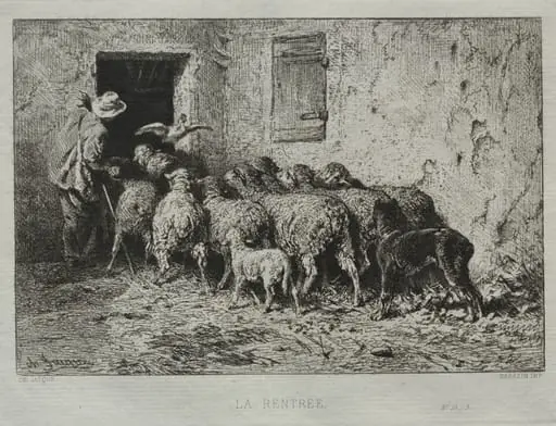 The Return, by Charles Jacque