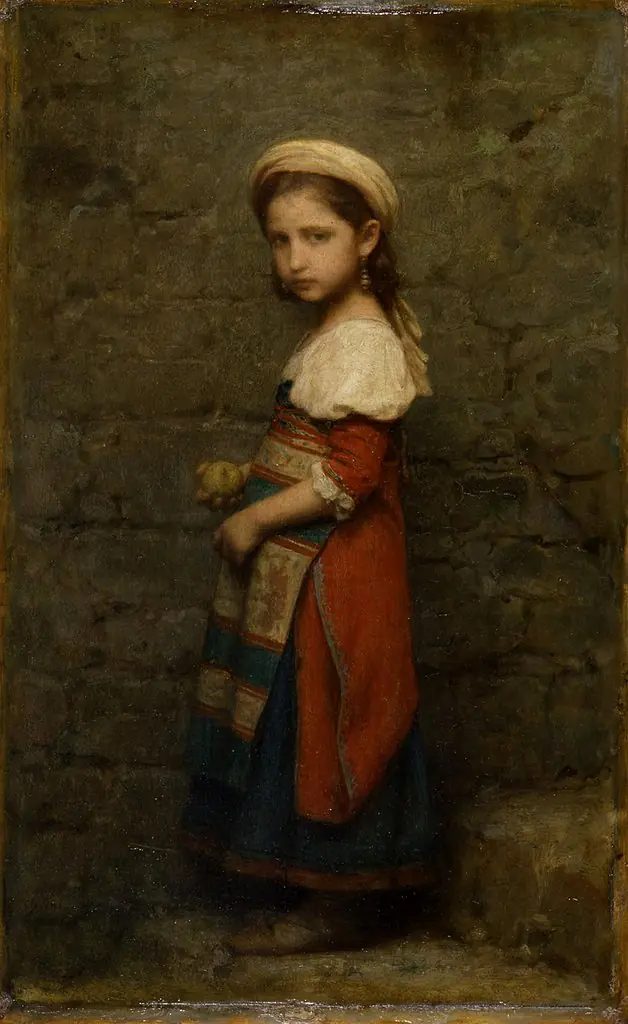 Italian Girl, by Charles Jalabert