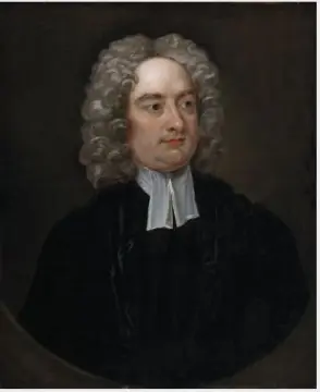 Portrait of Jonathan Swift (1667-1745), Satirist, by Charles Jervas