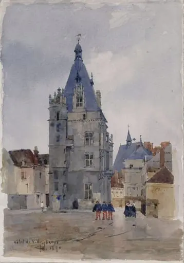 Hotel de Ville, Dreux, After Rain