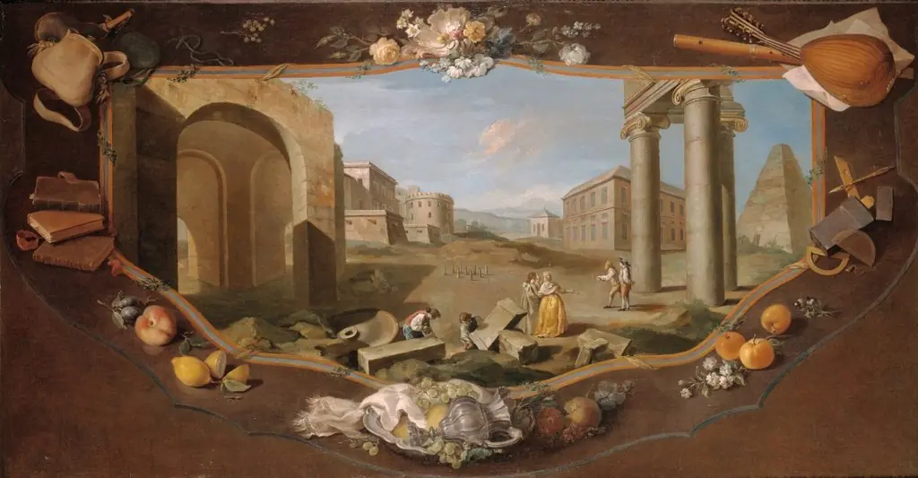 Landscape with an Architectural View