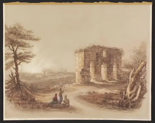 Monumental Gateway, Patara, Turkey, by Charles Joseph Frederick Ewart