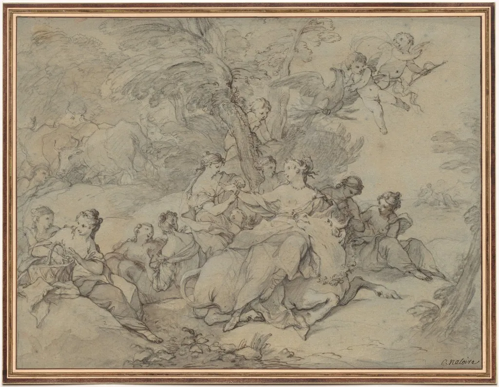 Rape of Europa, by Charles-Joseph Natoire, 1731