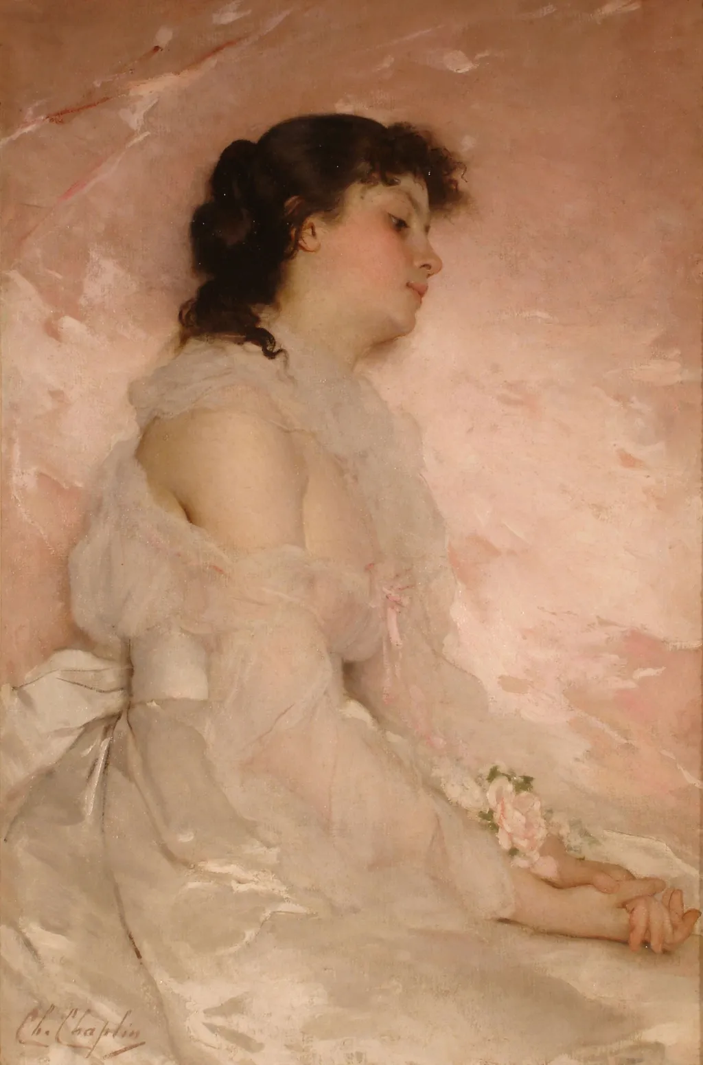 Daydream, by Charles Joshua Chaplin, oil, 1850
