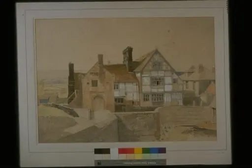 Anne of Cleves' House (North Elevation), Ditchling, Sussex, by Charles Knight