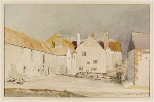 Hangleton Manor, near Brighton, by Charles Knight
