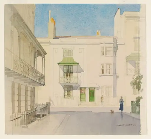 Regency Brighton: Houses in Russell Square, Sussex, by Charles Knight