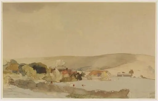 The Southdown, Underhill Road; Westmeston Place, by Charles Knight