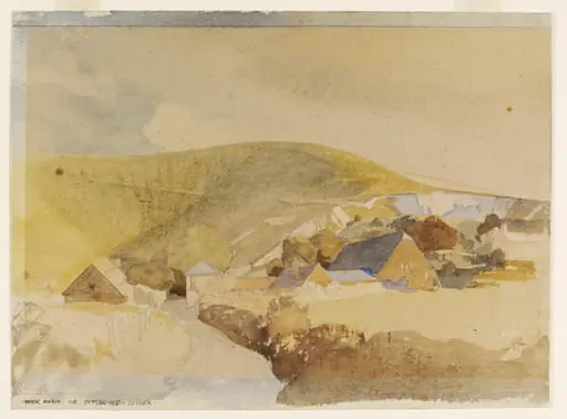 Wick Farm, near Ditchling, by Charles Knight