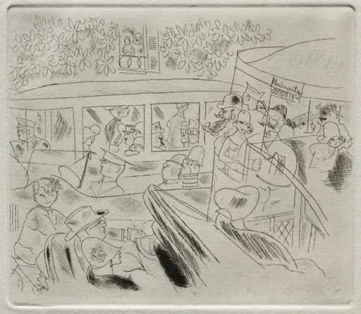 Traffic, Montmartre, by Charles Laborde