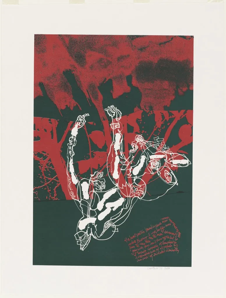 Untitled, by Charles Lassiter, ink, 1974