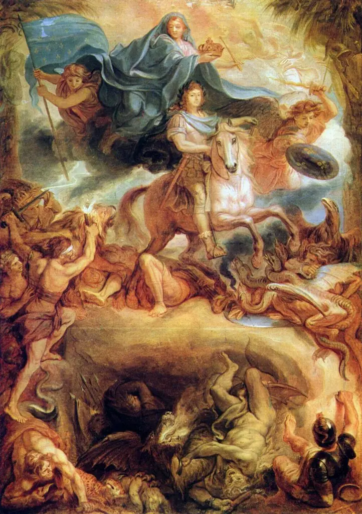 Apotheosis of Louis XIV, by Charles Le Brun