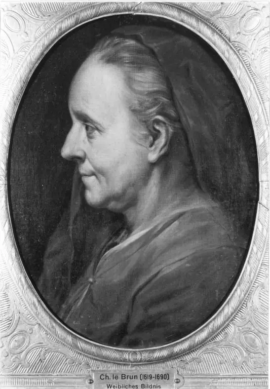 Brustbild einer bejahrten Frau, by Charles Le Brun