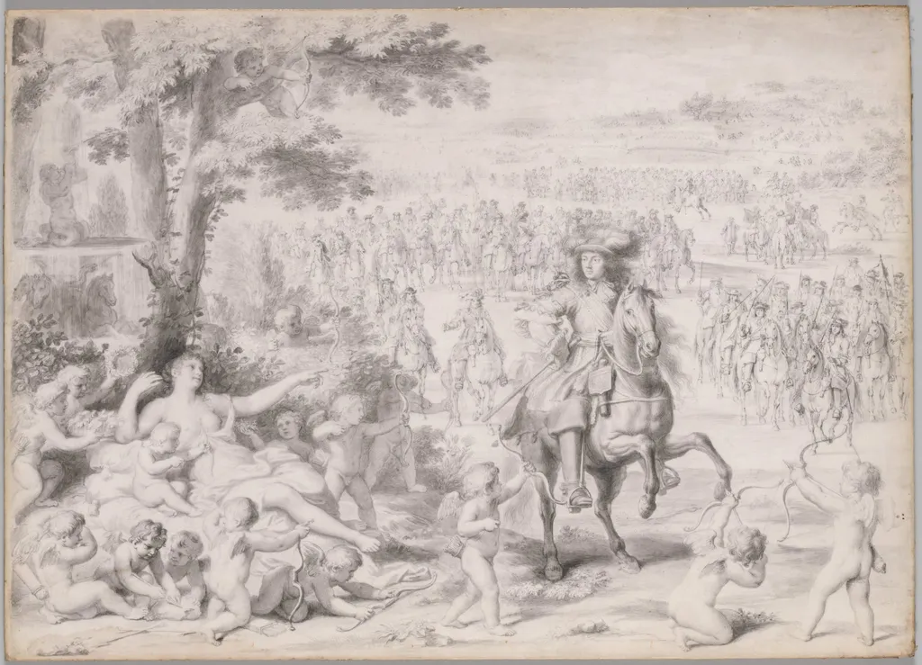 Louis XIV Captured by Venus, by Charles Le Brun, 1674