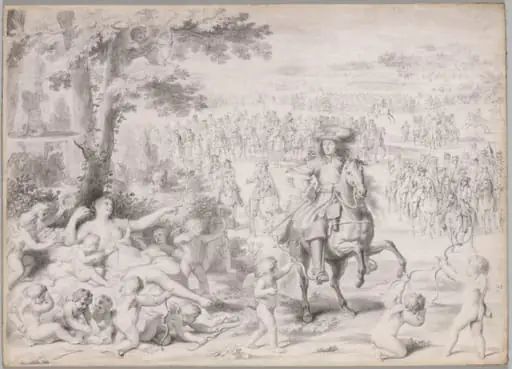 Louis XIV Captured by Venus, by Charles Le Brun