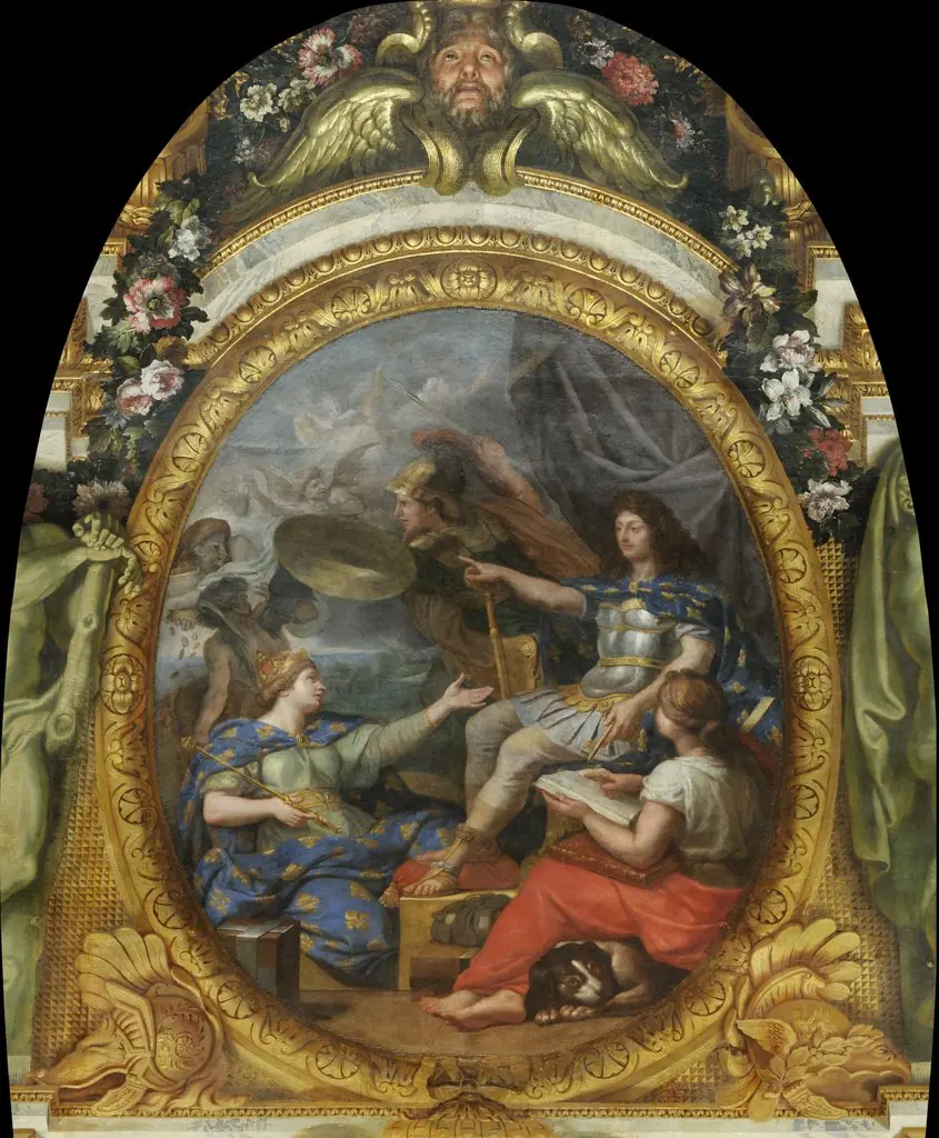 Order restored in the Kingdom's finances, by Charles Le Brun
