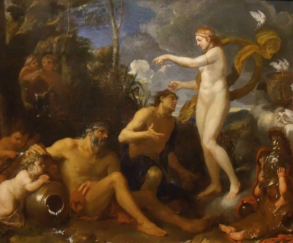 The deification of Aeneas