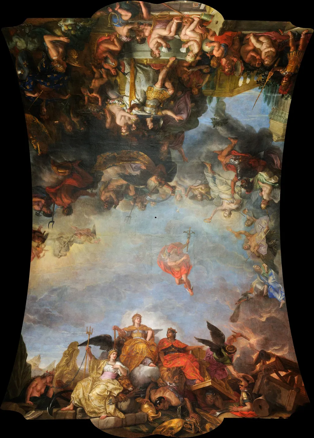 The King governs by himself, 1661, by Charles Le Brun, unspecified