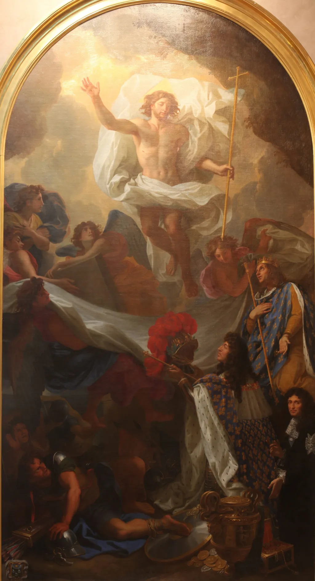The Resurrection of Jesus Christ, by Charles Le Brun, oil, 1675